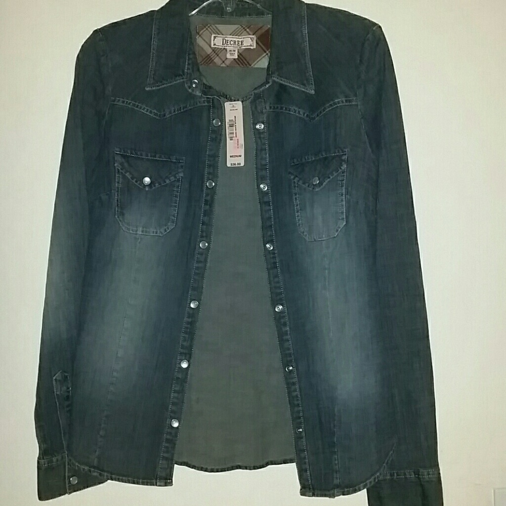 Brand New Decree Jeans Jacket